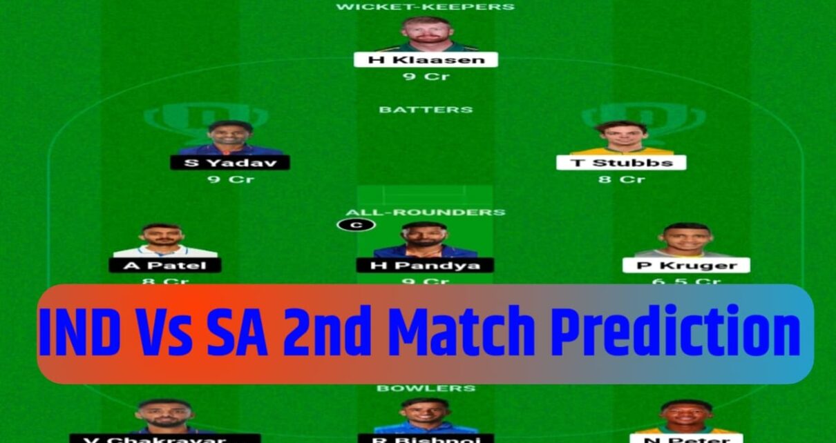 India vs South Africa Dream11 Today Match Prediction in Hindi